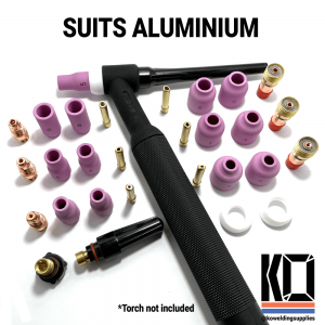 Aluminium (Ally) Cup Kit w/ Wedge Collets | All Torch Sizes