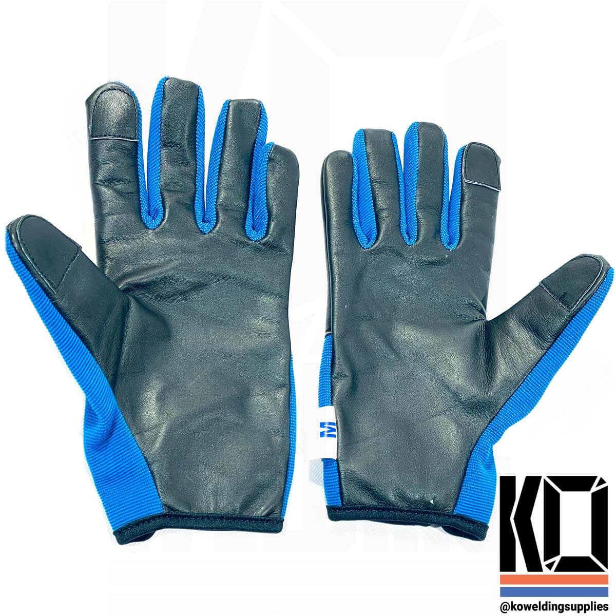 KO Leather & Forway Lightweight TIG Welding Gloves w/ Strap | Sizes S M L XL 2XL