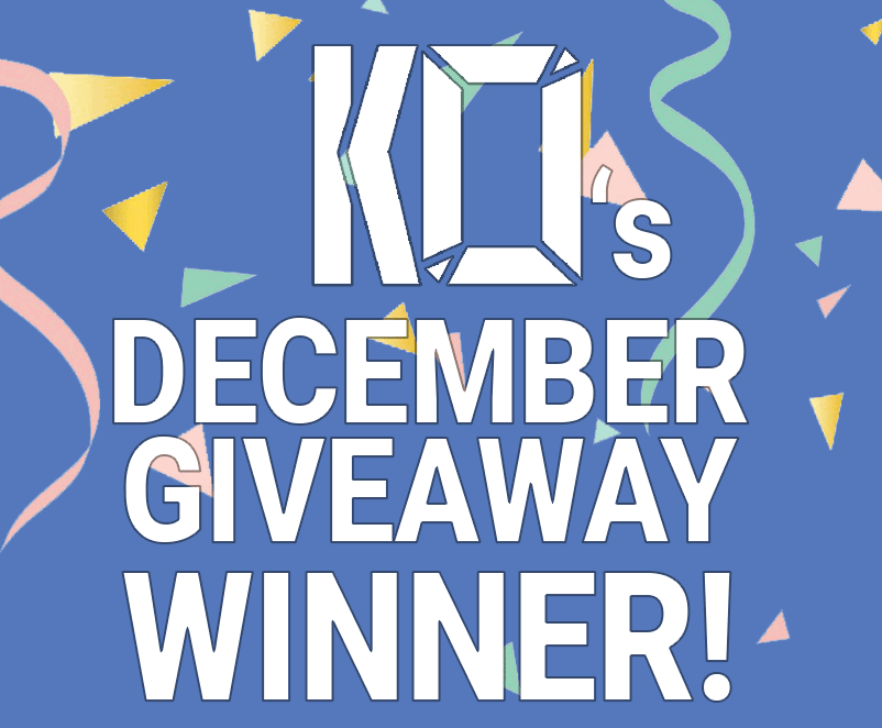 Read more about the article DECEMBER GIVEAWAY WINNER!
